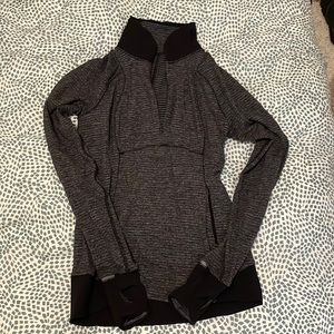 Quarter zip lulu shirt/ jacket